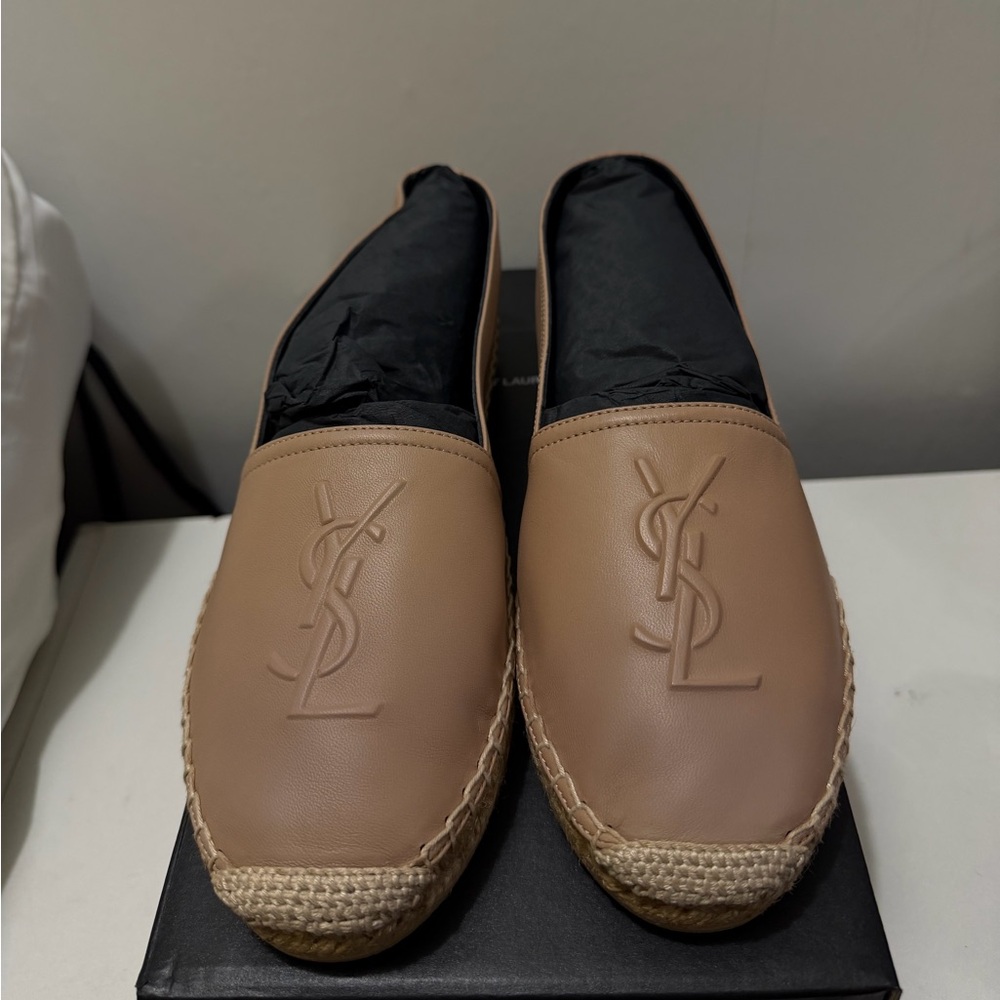 Yves Saint Laurent Brown Loafers